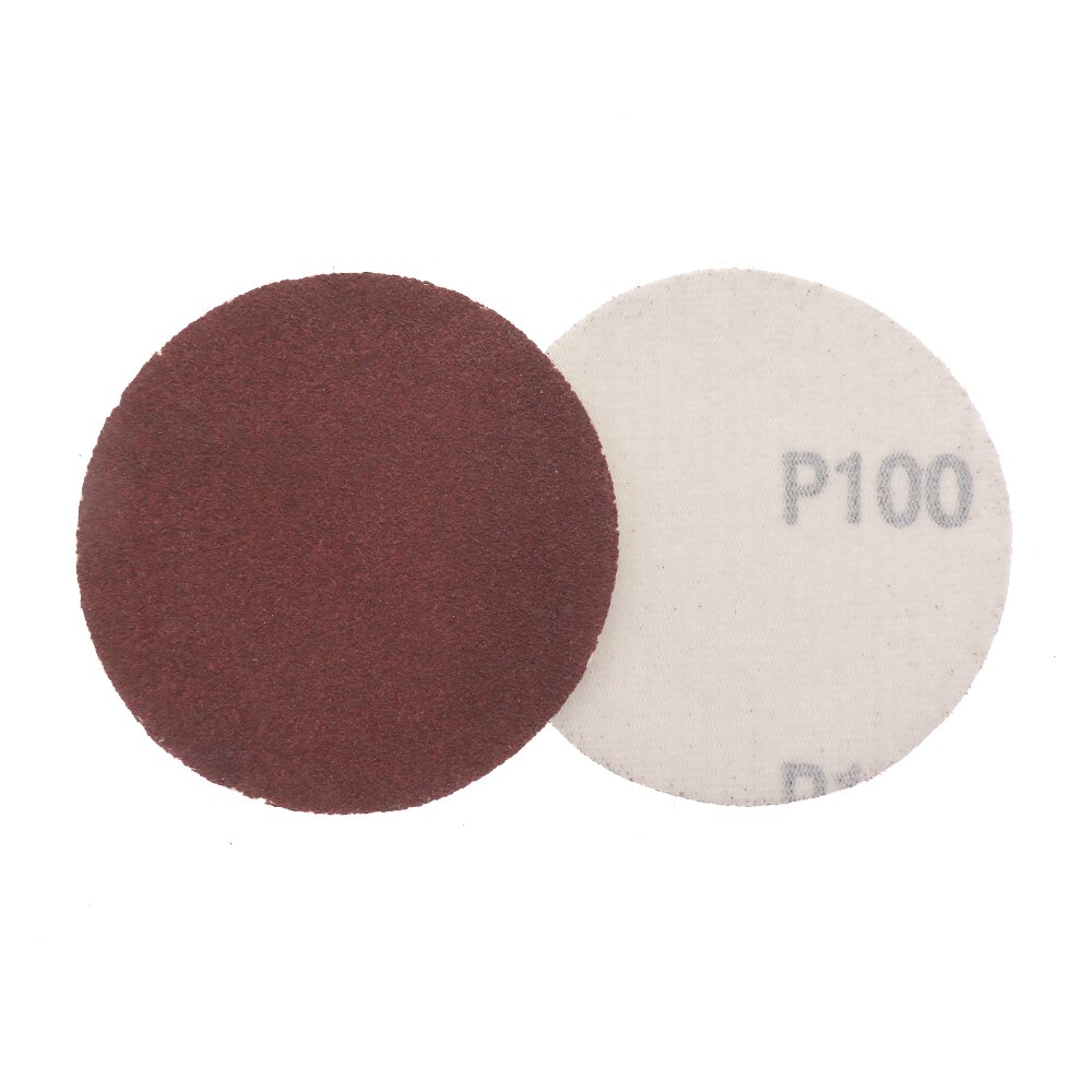 Disco de lixa para lixa de metal e madeira, 60 a 2000mm de óxido de alumínio com gancho e laço de secagem, disco de lixar metal e madeira: 100 Grit / 15 Pcs