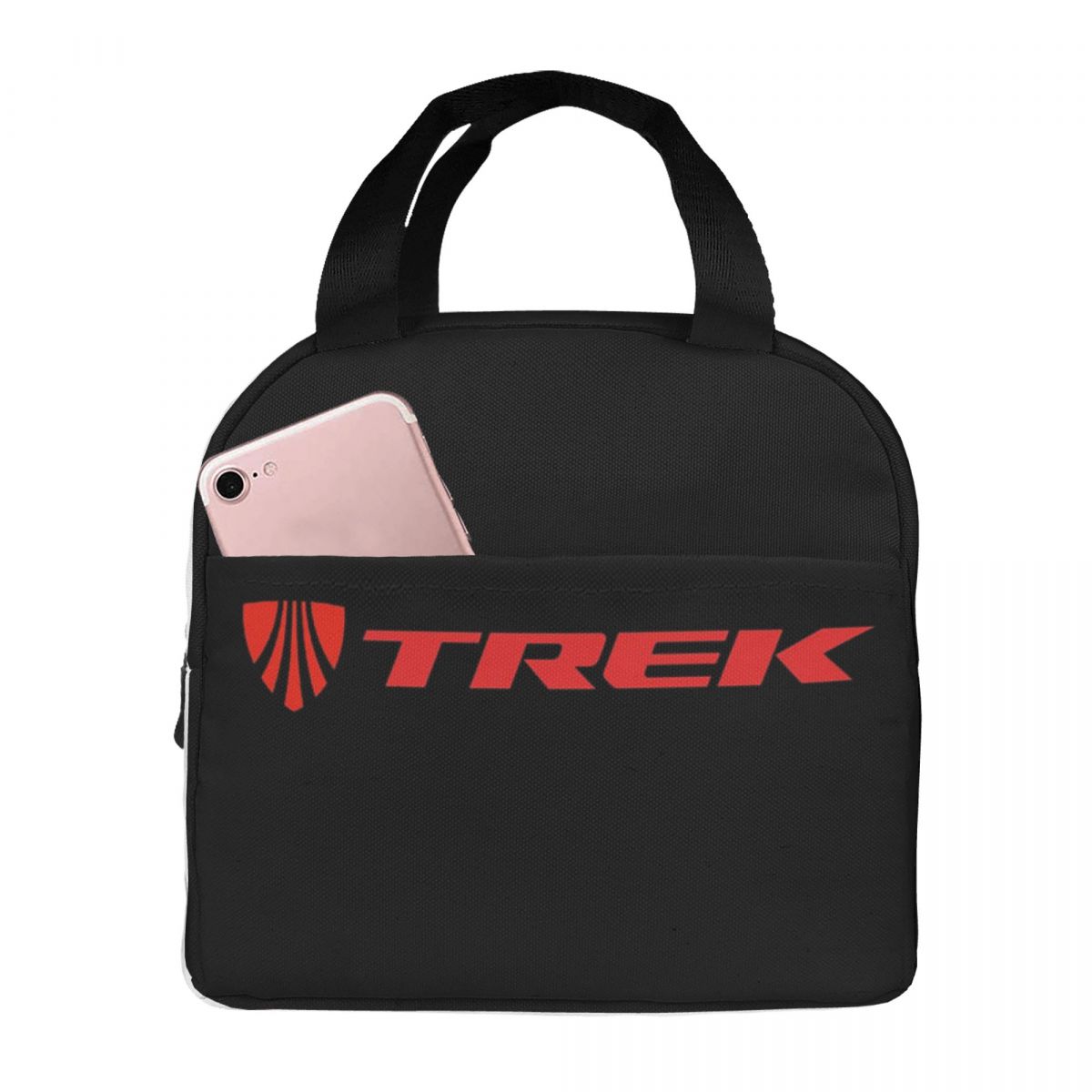 Trek Bike Logo Lunch Bags Insulated Bento Box Lunch Tote Leakproof Picnic Bags Cooler Thermal Bag for Woman Student Travel: Brown
