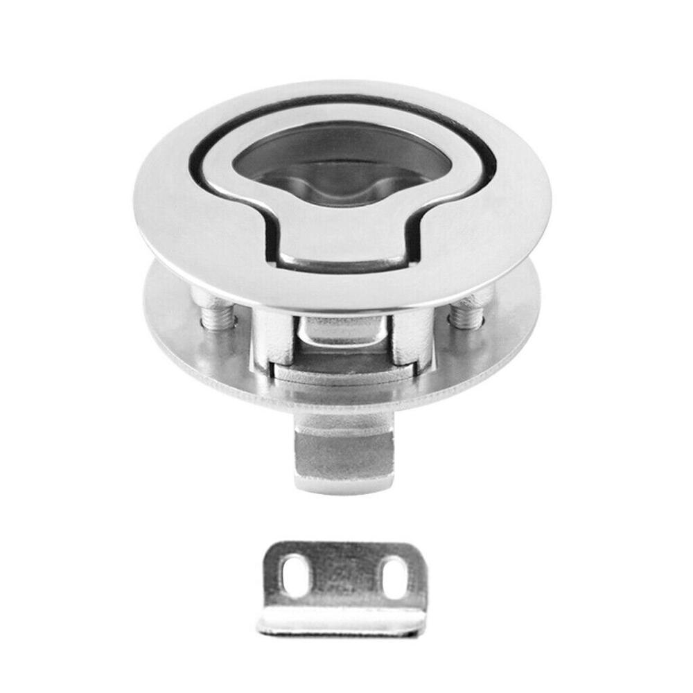 Båd 316 rustfrit stål 2 '' løftehåndtag flush pull oplåsningslås 50mm