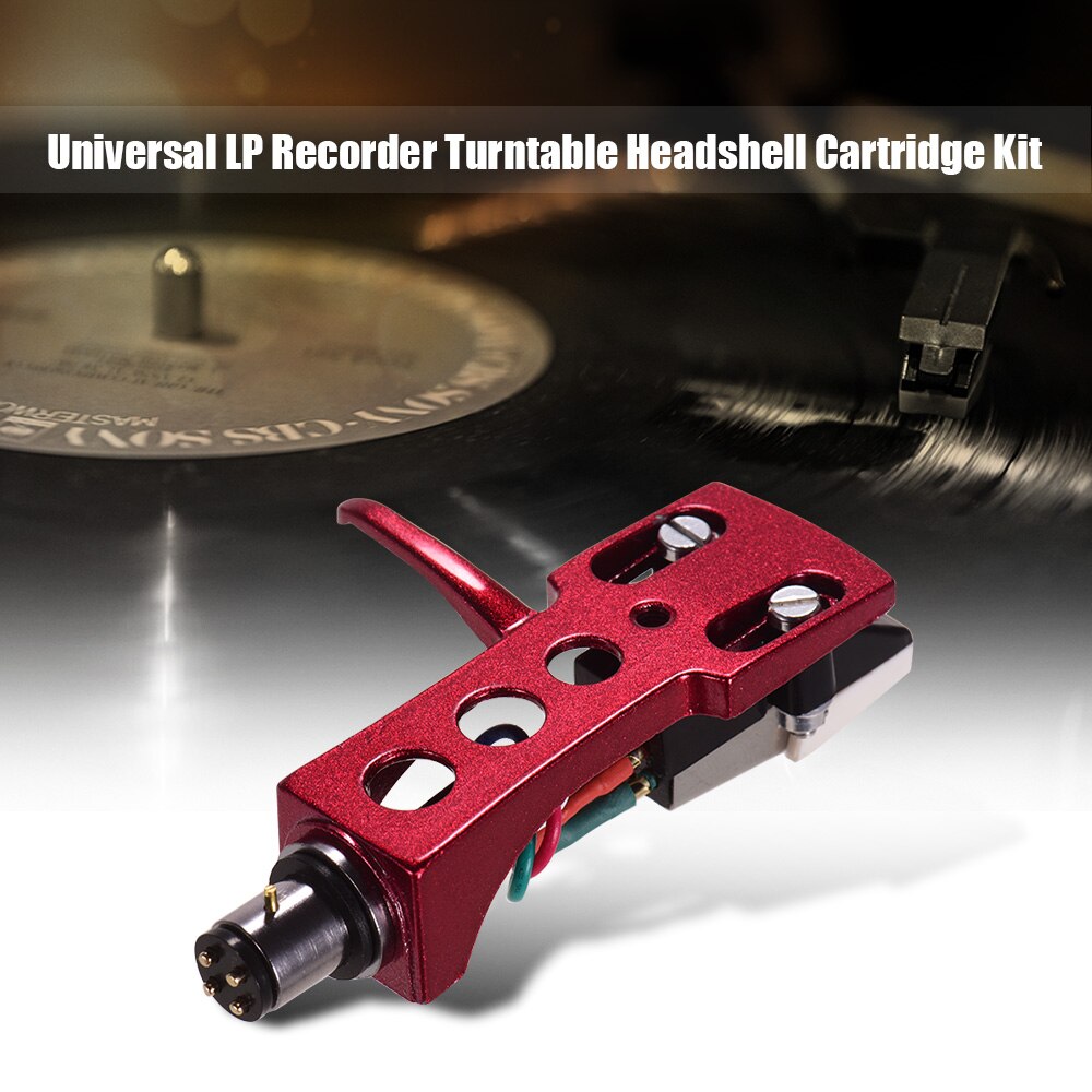 LP Vinyl Platenspeler Universele Hoofdtelefoon Set Met Stylus en Hoofd Houder Voor LP120-USB/LP240-USB/LP1240-USB