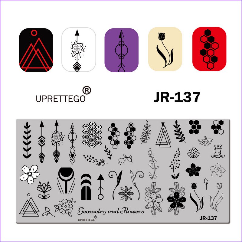 Stainless Steel Stamping Plate Template Xmas Dot Geometric Flower Bird Owl Pigeon Vintage Alphabet Nail Tool JR131-140: JR137