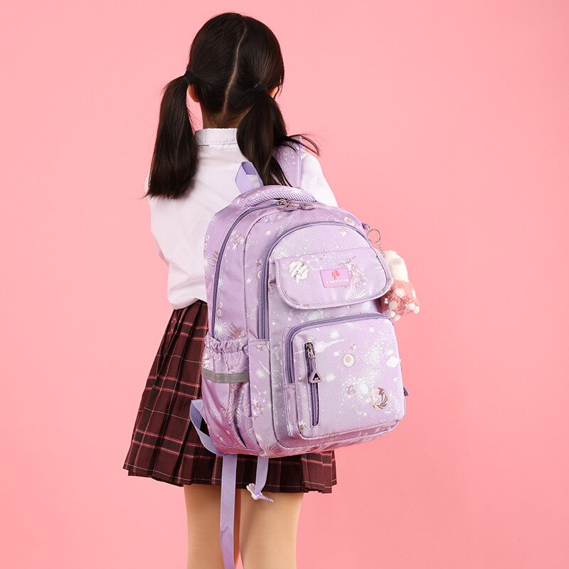 groß-Kapazität groß Mädchen Schoolbag niedlich Drucken primär Kinder Schule Rucksack Senior Klasse 3-6