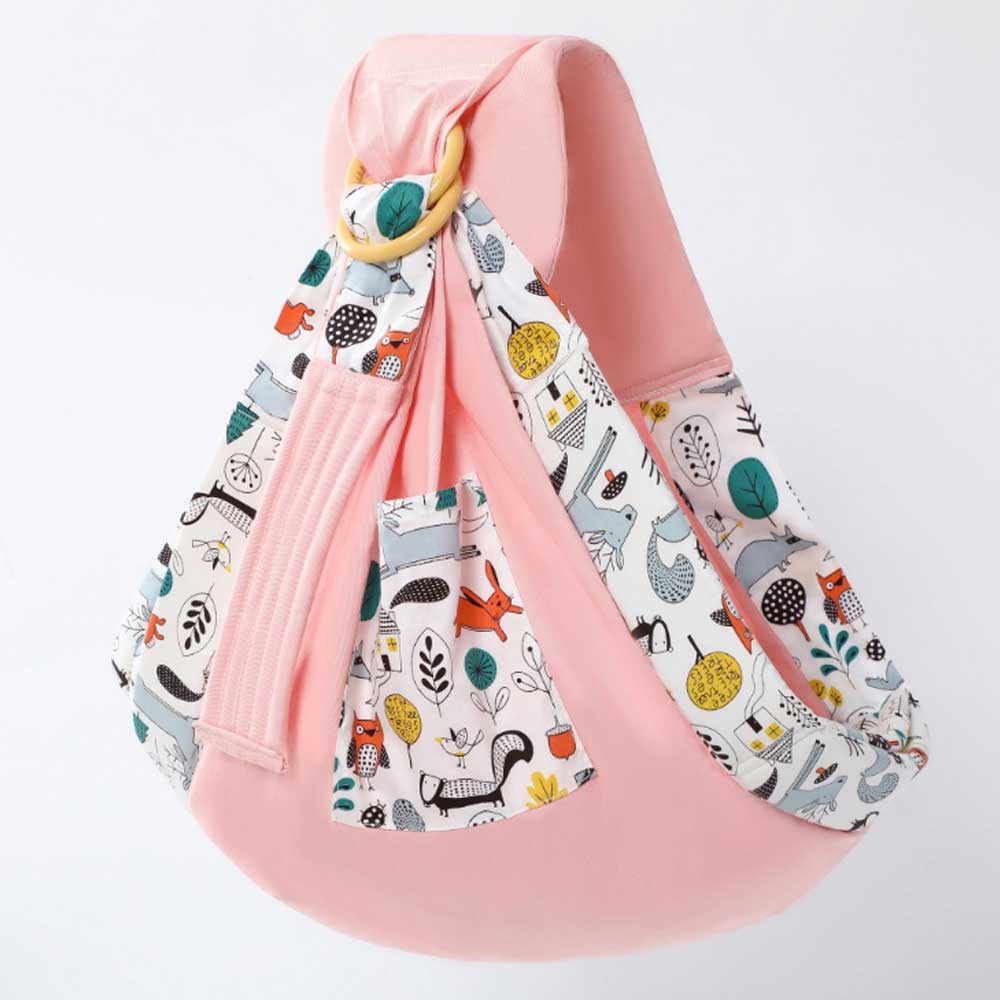 Cabestrillo para bebé recién nacido, portabebés de doble uso, tela de malla, mochila de lactancia, portabebés