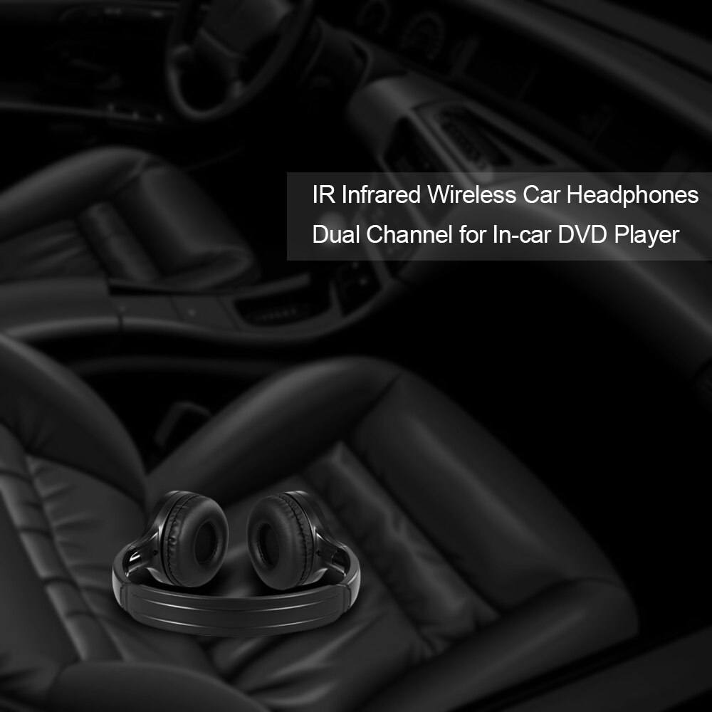 IR Infrarood Draadloze Hoofdtelefoon Stereo Headset Auto Bedrade hoofdtelefoon Sport Dual Channel voor Dvd-speler gaming heaphones