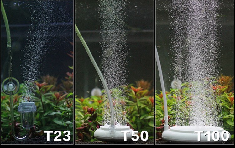 Oxygen Diffuser CO2 Air refiner fish tank pump nano air plate increasing sand head stone extremely fine bubble Stone Aquarium