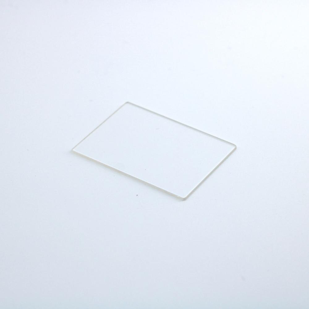size 40x20mm rectangle shape clear transparent B270 optical glass
