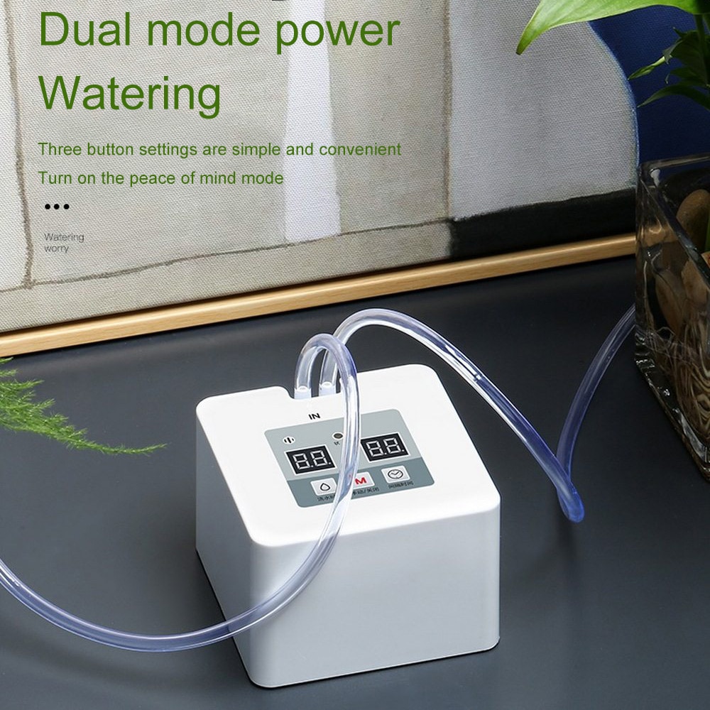 DIY Micro Automatic Drip Irrigation System 5~10 Pots Self Water Indoor Sprinkler USB Charging Garden Watering System