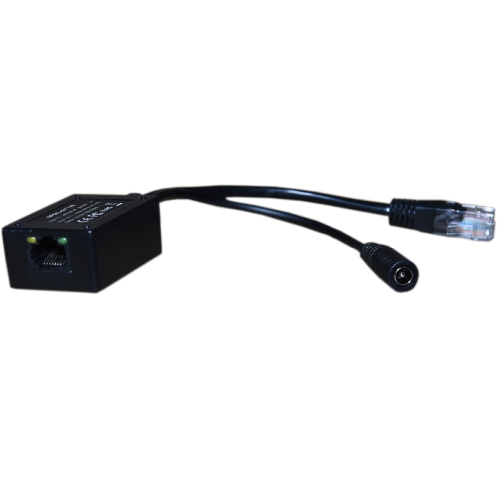 12 volt 24 volt input Gigabit Power Over Ethernet 48 volt step up injector: GPOE-48v10w