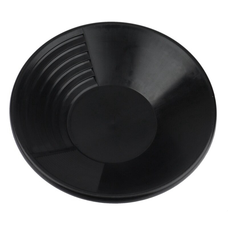 2Pcs Plastic Gold Pan Basin Nugget Mining Dredging Prospecting for Sand Gold Mining Manual Wash Gold Panning Equipment