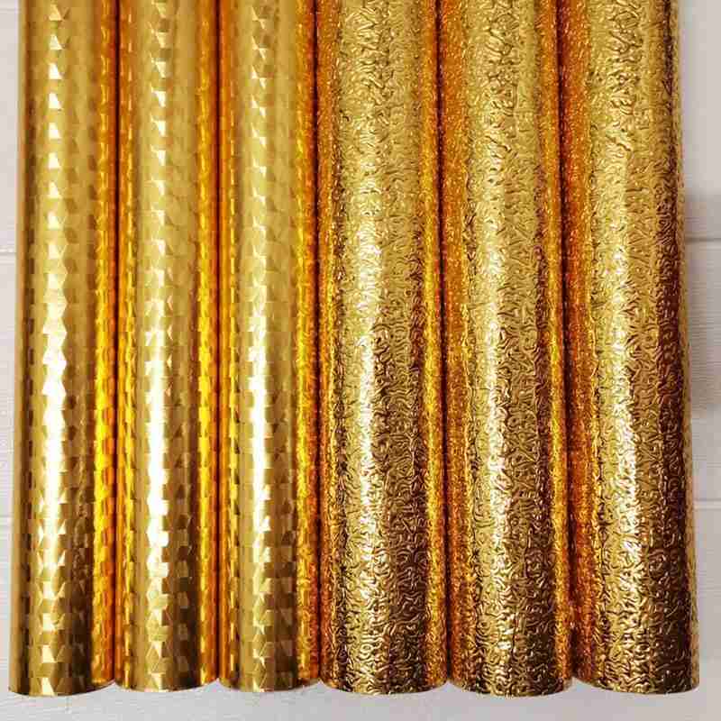 Gold Stove Kitchen Oil Proof Sticker High Temperature Stick Cabinet Foil Resistant Self-adhesive Aluminum Wall Hood Sticker X6S9