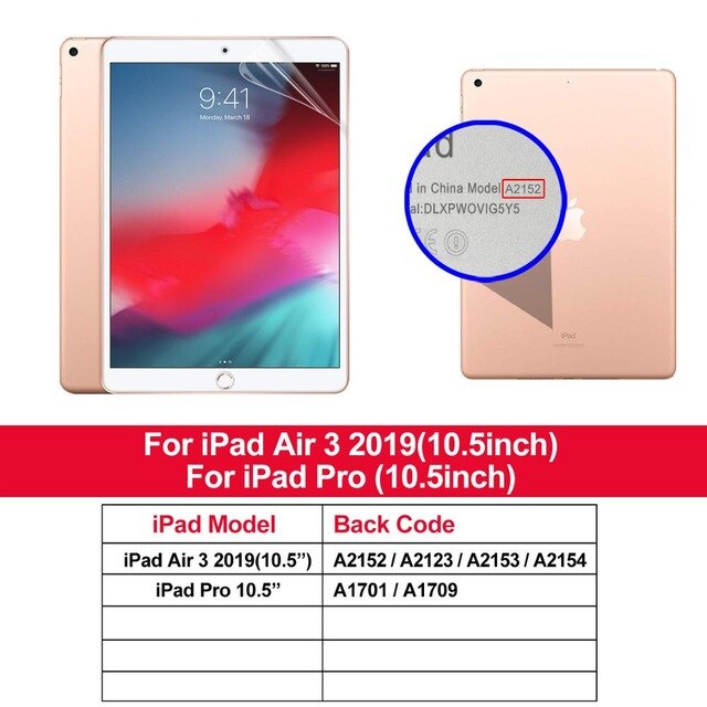 HD Hydrogel Film for Ipad Pro 11 9.7 10.2 10.5 mini 5 Air 4 3 2 1 Protective iPad 8th 7th generation Screen Protector: for ipad air 3 10.5