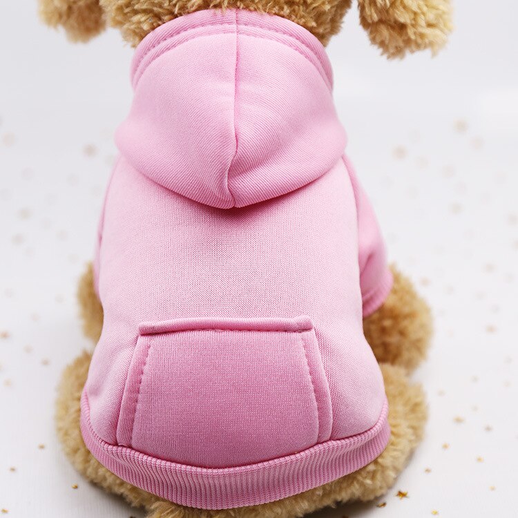 Sweat à capuche pour chien, vêtement pour chiot, petit et grand gabarit, Chihuahua,: PINK / M