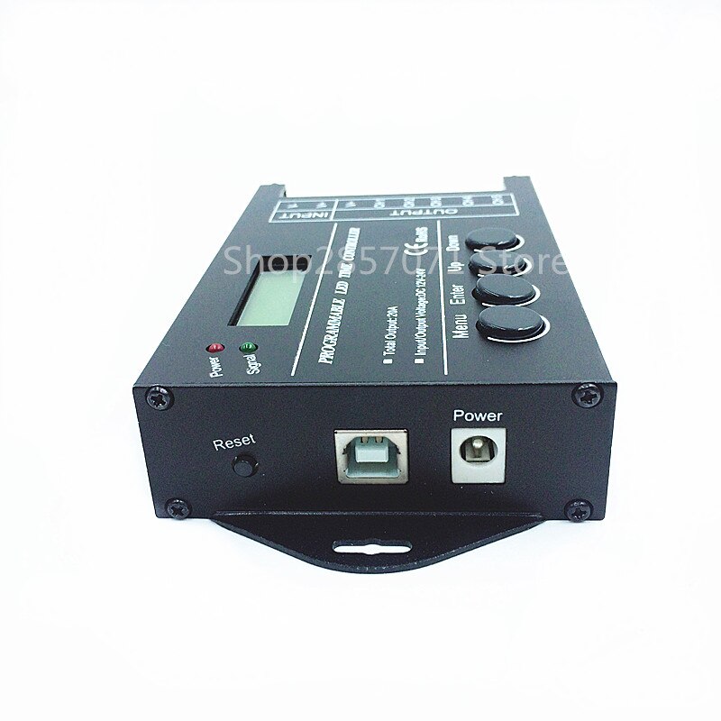 TC420 RGB LED Controller Time 5 Channel Total Output 20A Common Anode Programmable for led strip module DC12V/24V