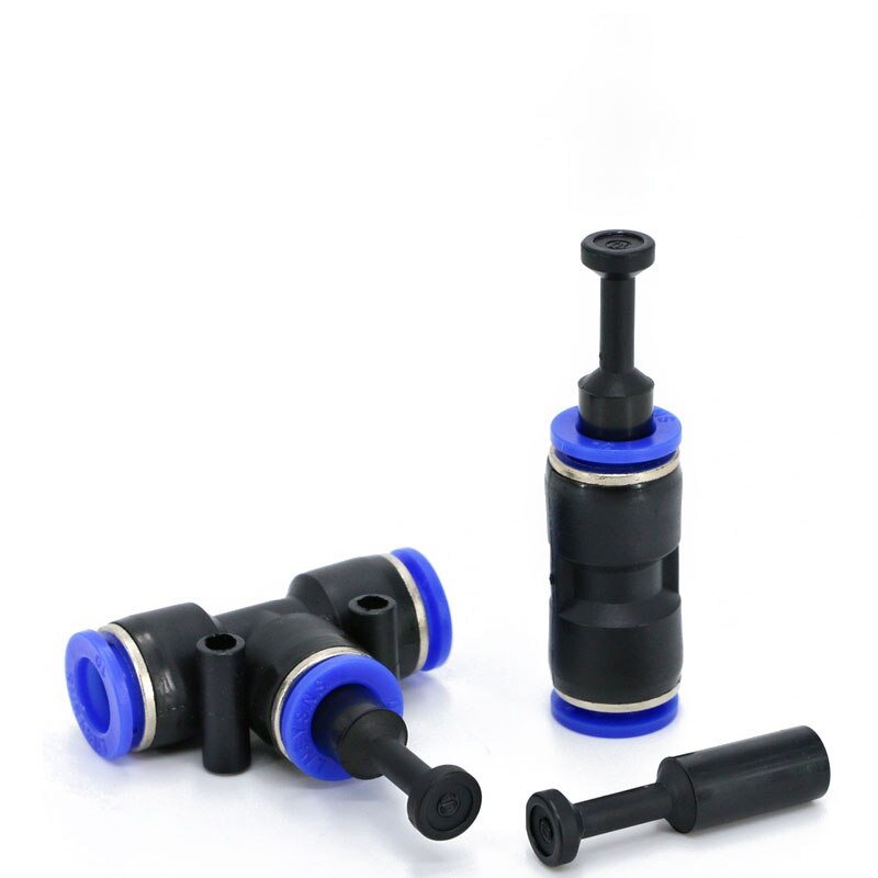 5PCS /Lot Pneumatic Blanking Pipe End Cup Plug Plugs Air Hose Tube Push Fit Connector Plastic pp4 pp6 pp8 pp10 4mm 6mm 8 10 12