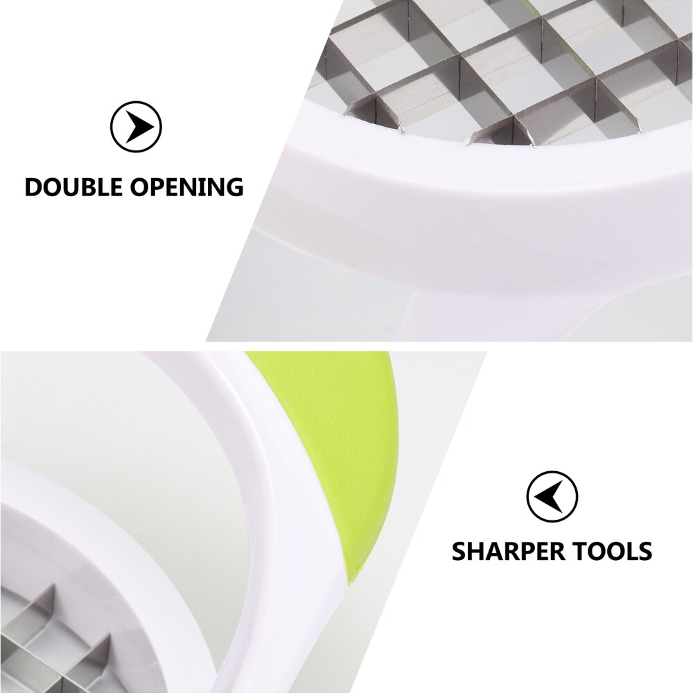 Potato Cutter Stainless Steel Vegetable Potato Slicer Potato Cutting Device Square Cut Fries Device Home Kitchen Tool (