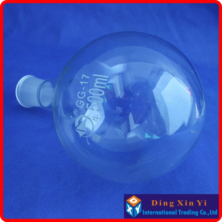 500ml 24/29 single neck round-bottom flask,Boiling Flask round bottom,short neck standard ground mouth