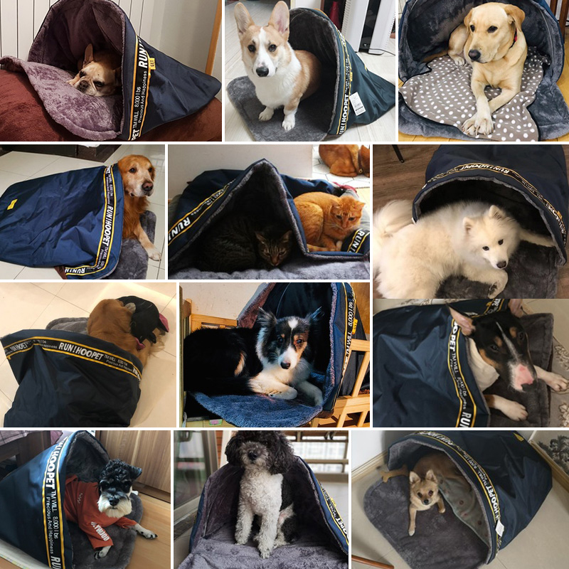 Hoopet Hond Bed Mascotas Bedden Voor Grote Honden Huisdier Mat Deken Kleine Hond Matras Opvouwbare Huisdier Thuis