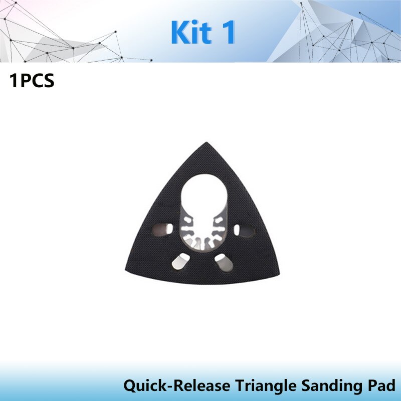 NEWONE Quick Release Sanding Disc 40-240 Grit 6 Holes 93mm Triangle Delta Sanding Paper Hook Loop Sandpaper Disc Abrasive Tools: Gold