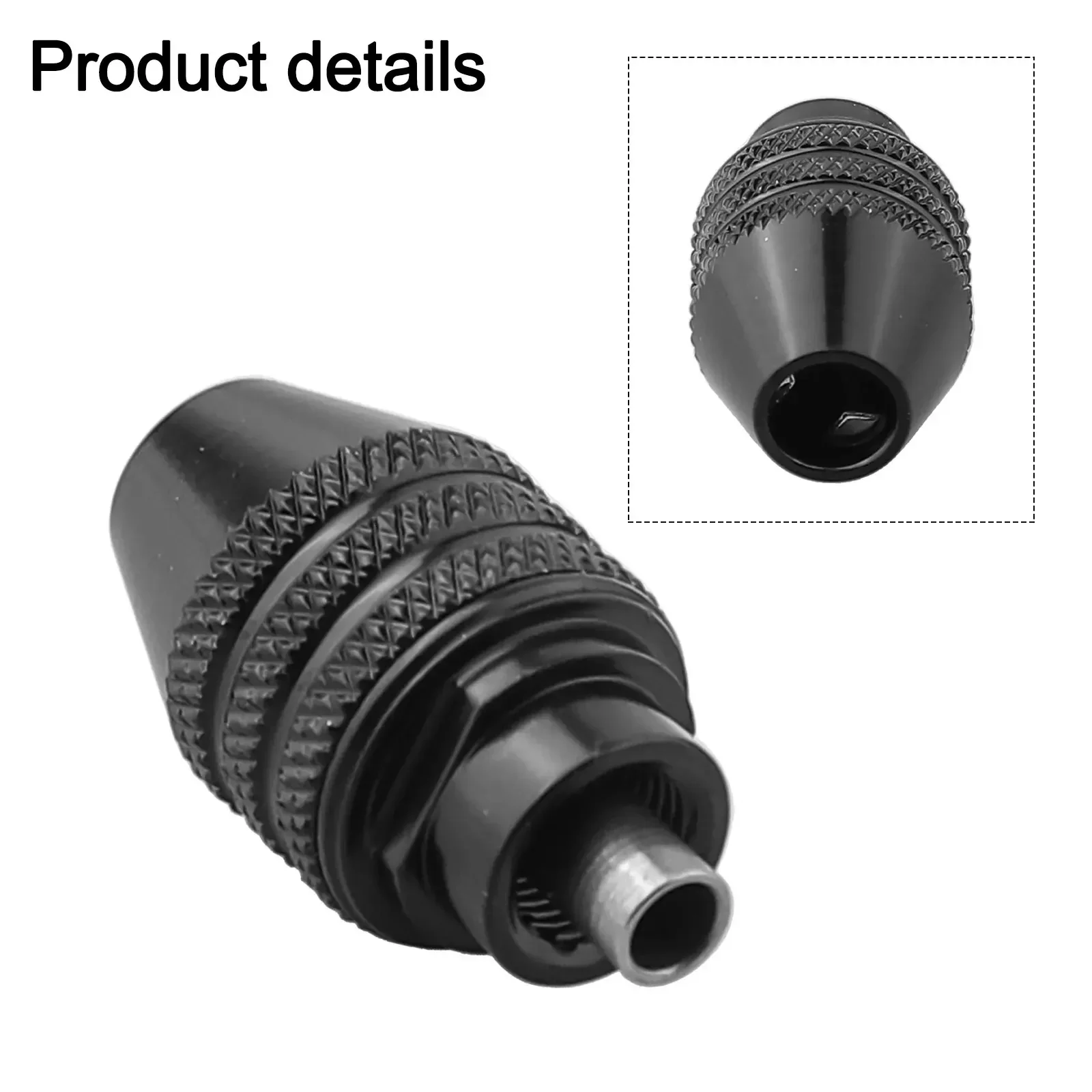 1pc 0.3-3.2mm boorkop voor worx  wx106 polijstmachine, elektrische hamer, sleutel, adapter voor elektrische boormachine, roterend gereedschap