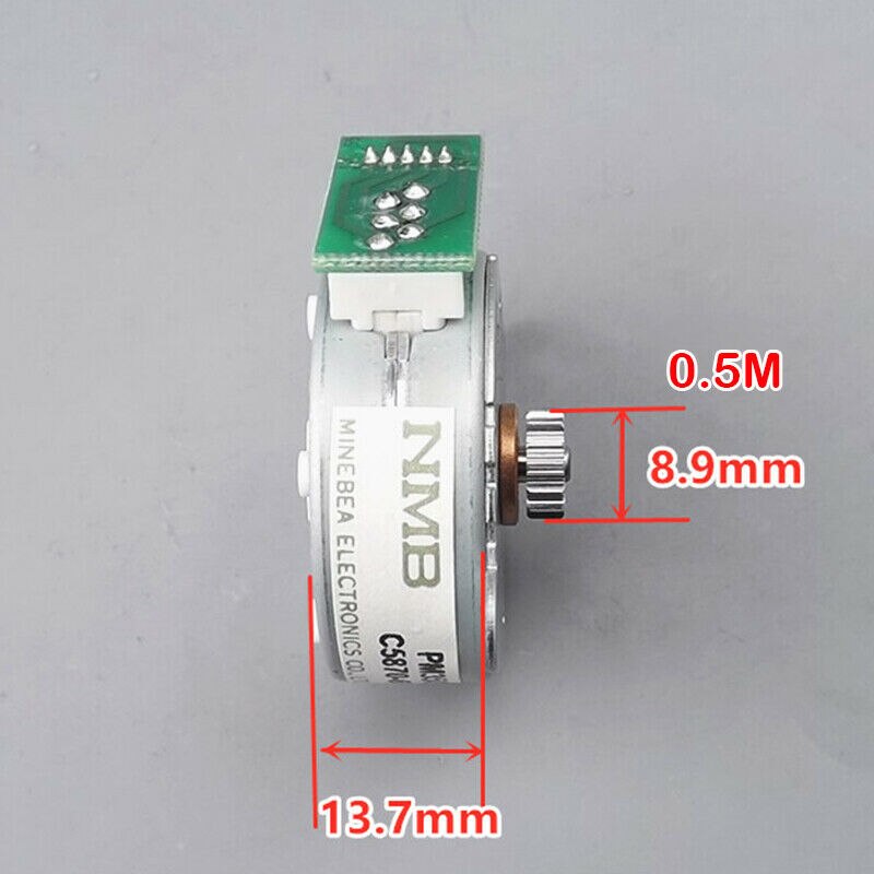 NMB – Mini moteur pas à pas 2 phases, 4 fils, rond de 35mm, 7.5 degrés, Micro moteur 5V, machines électriques de
