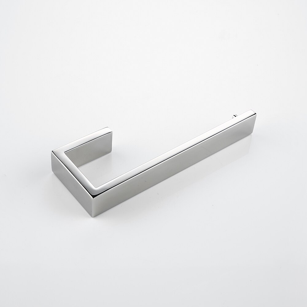 Soporte de papel higiénico pulido, ganchos para Toalla de baño, Kit de accesorios, barra de acero inoxidable, montaje de pared del dormitorio, conjuntos de herramientas de baño
