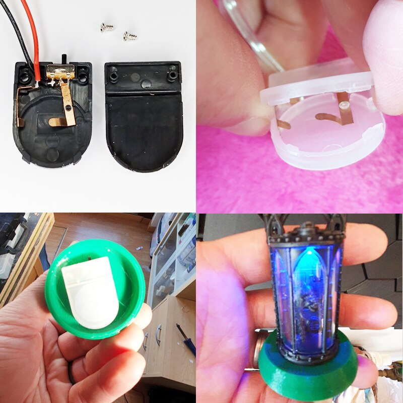 2/5PCS CR2032 Button Coin Cell Battery Socket Holder Case DIY Battery Storage Box With ON-OFF Switch 3 volt