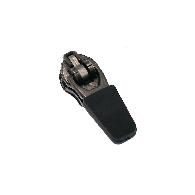 10 stk 3#  nylon glidelås med glidelås glidere puller revers glidelås hode reparasjon tilbehør for plagg poser rekvisita: Svart