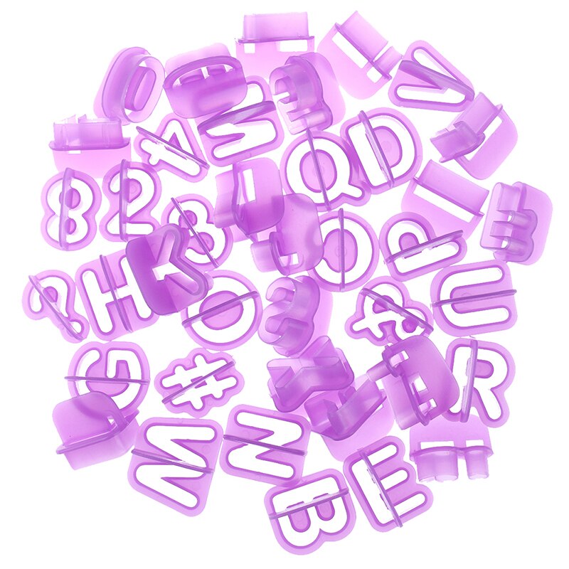 40 stk /1 sæt bogstav font plast kage udstikker fondant værktøj bagning kage form dekoration presse wienerbrød diy