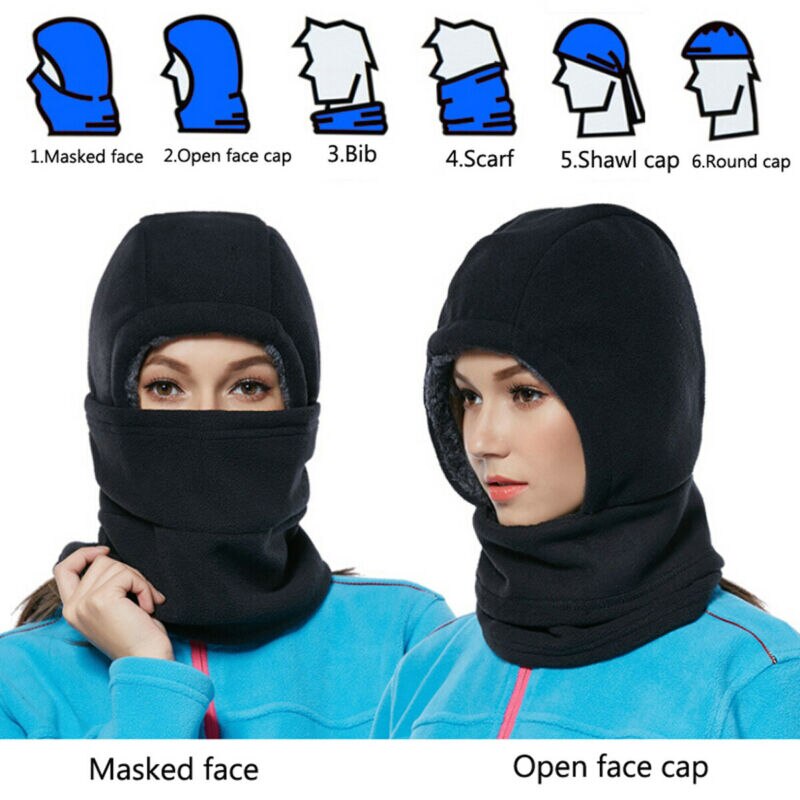 Soft Cold Weather Winter Wind Stopper Mask Outdoor Sports Warmers Motorcycle Face Mask Thicken Protective Gears