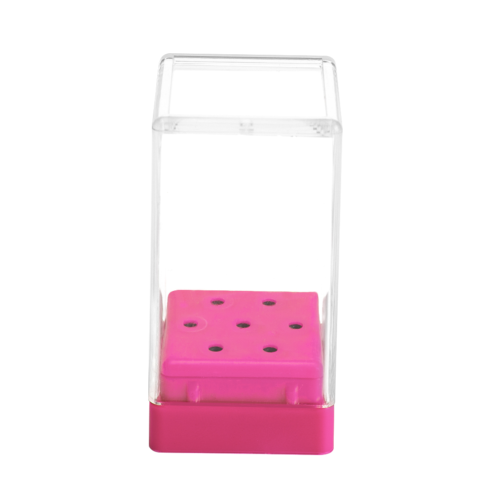 Dmoley-limas para manicura, Portabrocas, 3 colores, soporte de caja, organizador de cajas contenedor