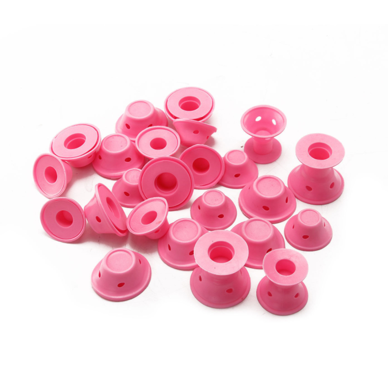 10/20/30 pçs/set Borracha Macia Cuidado Do Cabelo Mágico Modelador de Cabelo Rolos de Silicone Sem Calor Sem Grampo de Cabelo curling Styling Ferramenta DIY
