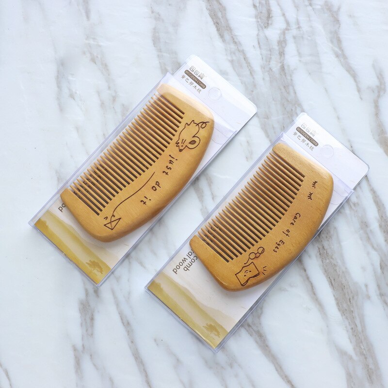 Houten Kam Leuke Creatieve Draagbare Handige Kleine Kam Toeristische Souvenirs