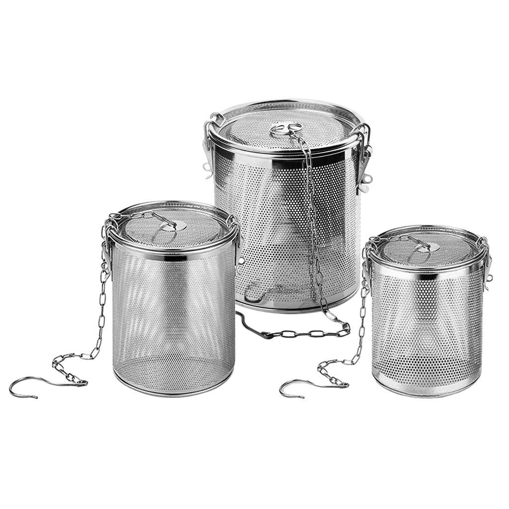 Krydderisier med fint net 304 stk. tekugler i rustfrit stål til te, urter, suppe, krydderier, kaffefilter, køkkenredskab