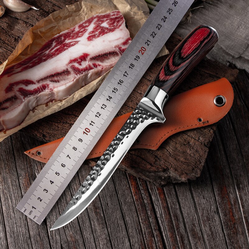 Stainless Steel Deboning Knife for Cutting Fish Bone Knife for Meat Cutting Special Knife for Slaughter