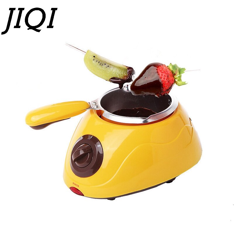 Electric DIY Chocolate melting pot melter machine chocolate fondue fountain children girl boy children EU US Plug 110V 220V