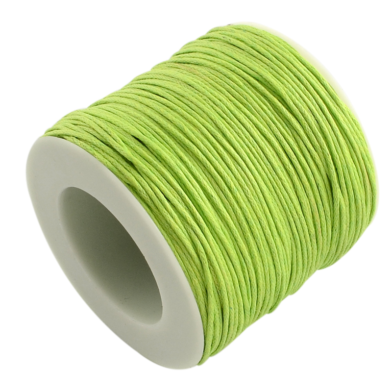 100 yards 1 mm gewaxt katoenen koord, wit gewaxt string wax draad kralen koord voor armband ketting sieraden maken crafting