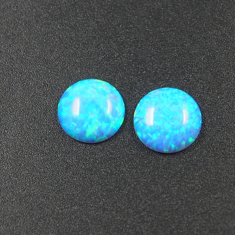 Blue Opal cabochon Kralen steen Opaal 6mm cabochon voor ring maken