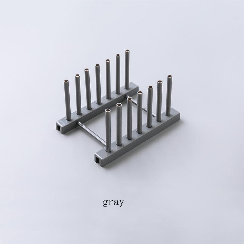 Aftagelig moderne enkel køkkenfad afløbsstativ køkken praktisk plastlåg hylde køkkenafløb dryphylde værktøj