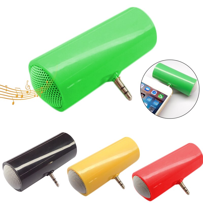 3.5mm AUX Direct Insert Mini Speaker Stereo Portable Telefoon Speaker MP3 Muziek Luidspreker Voor Mobiele Telefoon Tablet