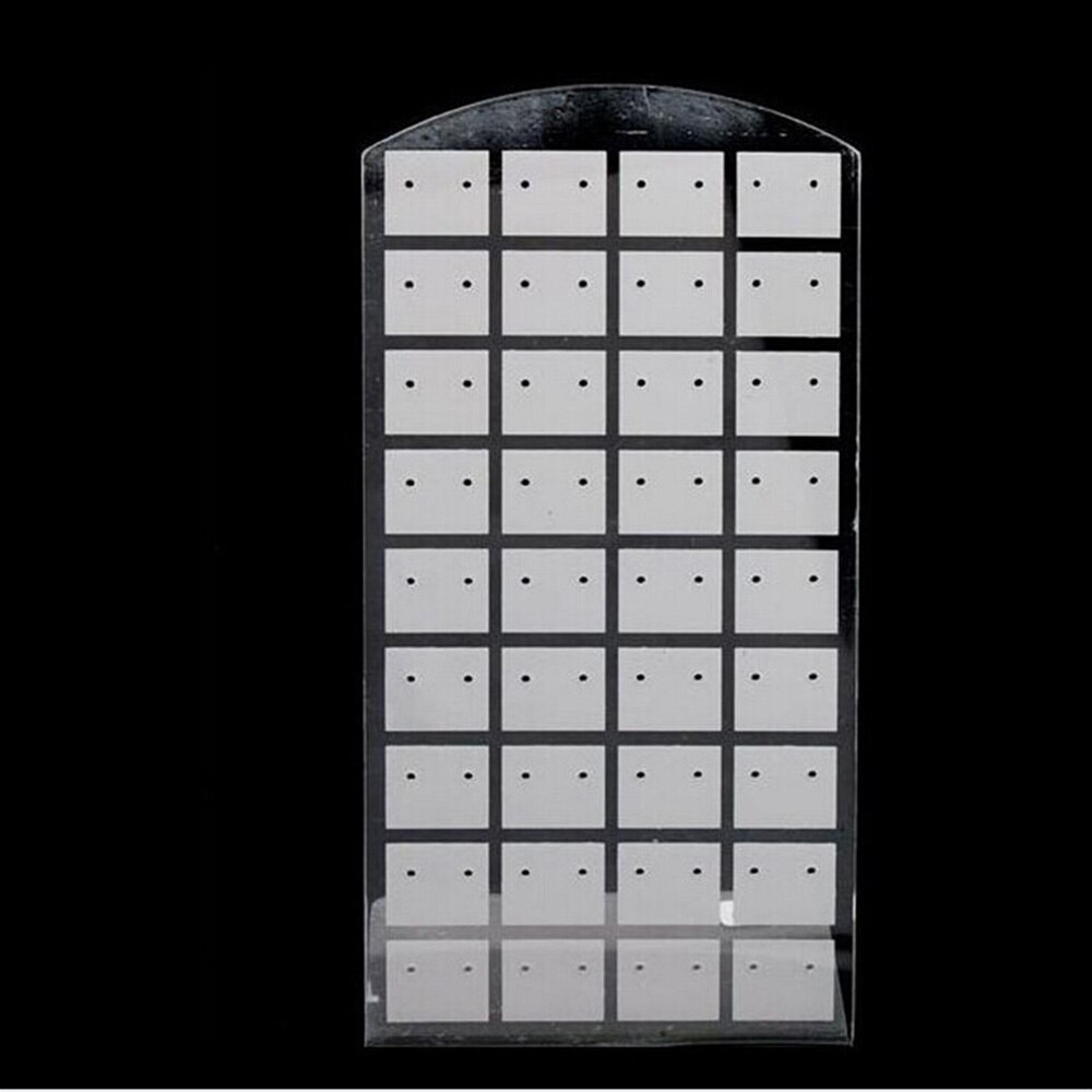 Øreringe ørestikker smykkeshow plast smykker display stativ metal stativ organizer holder til halskæder: 1