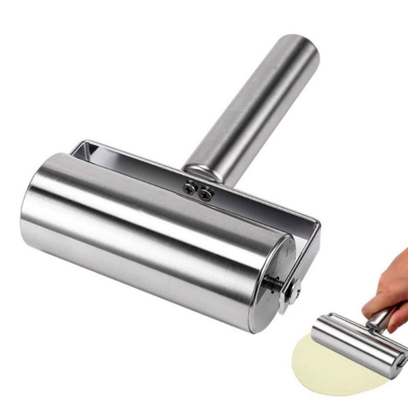 5 Style Stainless Steel Rolling Pin Cake Roller Dough Pizza Rolling Pin Baking Kitchen Cooking Gadgets Cookies Bakeware Tools