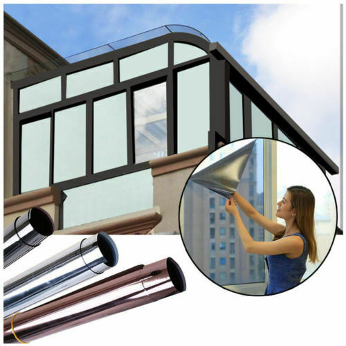 One Way Mirror Window Film Solar Tint Reflection Decorative Heat Privacy Control