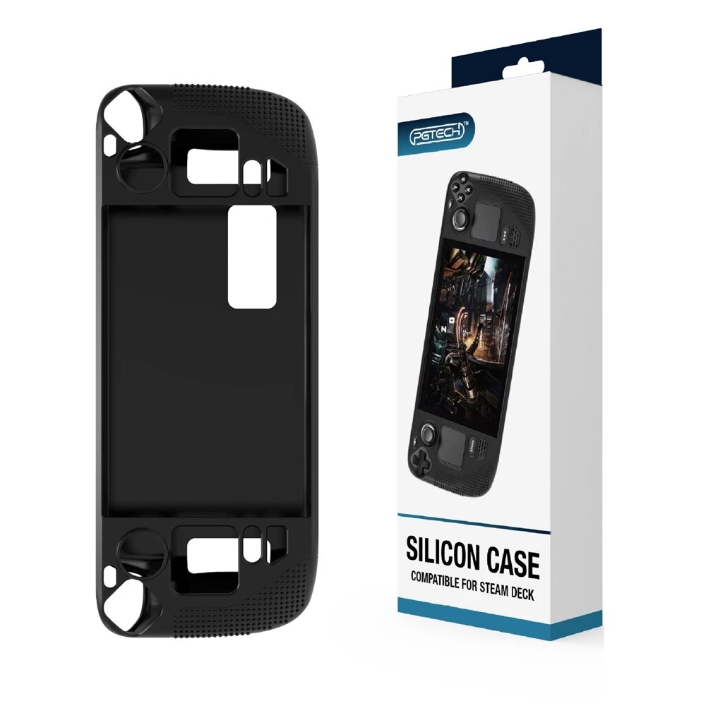 For Steam Deck host silicone sleeve Steam Deck game console all-inclusive silicone protective sleeve with anti-slip particles