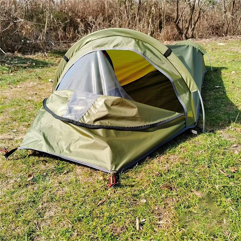 Bärbar tältbädd för bilresor camping enpersonstält ultralätt utomhus sovsäck vattentät sovsäcksöverdrag vandring
