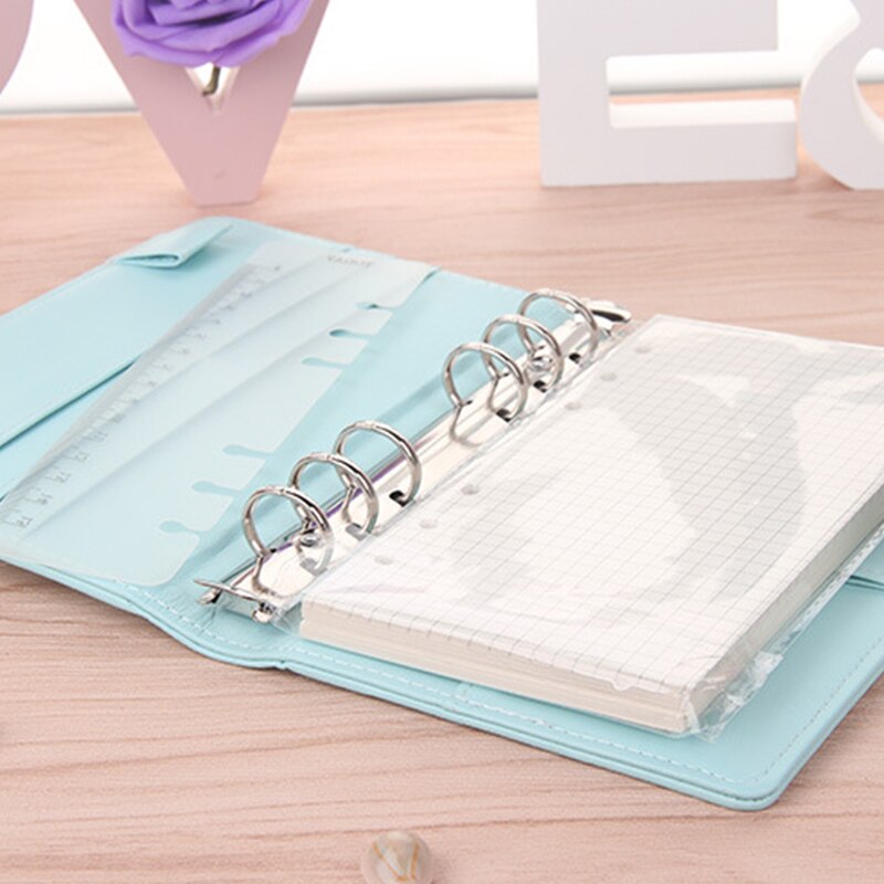 A6/A5 Notebook Diary Leather Case Personal Binder Plan Schedule Storage Folder