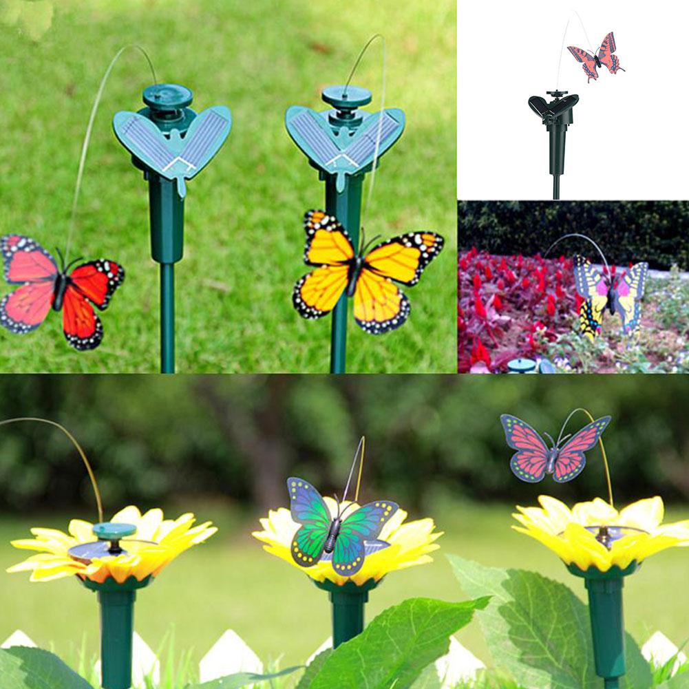 Butterfly Lawn Decoration Solar Powered Solar Powered Butterfly Flying Sunshine Yard Decor Landscape Dancing Vivid Pretty