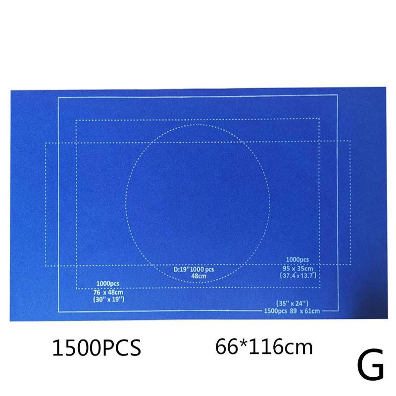 Tot 1500/2000 Stukken Opslag Puzzels Roll Mat Puzzel Deken Voor Draagbare Reizen Opbergtas Kinderen Diy Onderwijs Levert: G