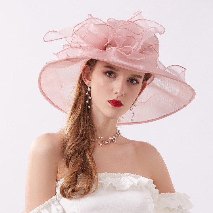 Chapeaux de mariage pour femmes chapeau mariage femme accessoires de mariage fascinators pour mariages chapellerie de mariée mariée chapeau de soleil