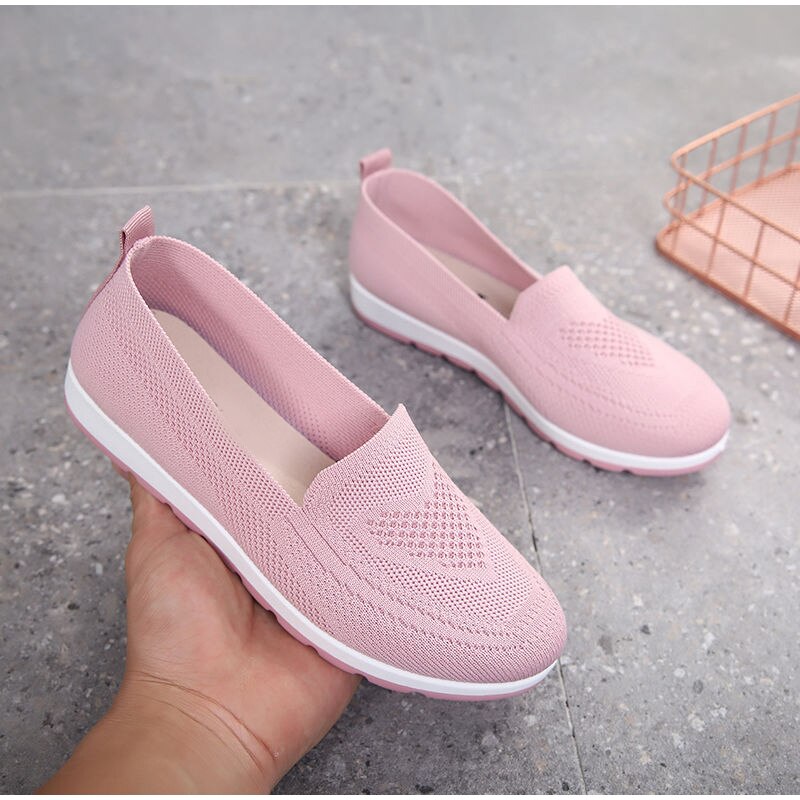 Vrouwen Schoenen Casual Sneakers Dames Gebreide Mesh Ademend Slip Gevulkaniseerd Schoenen Sok Herfst Platform Mode Vrouwelijke Wandelschoenen