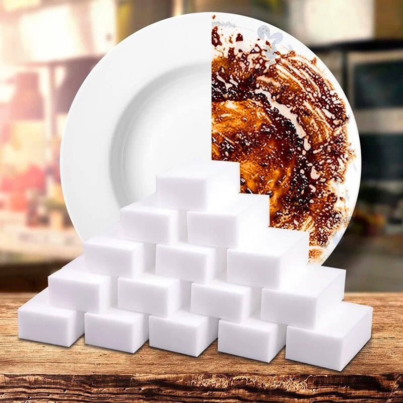 Esponja de melamina para limpieza de cocina, limpiador mágico para cocina, baño y oficina, 10x7x3cm